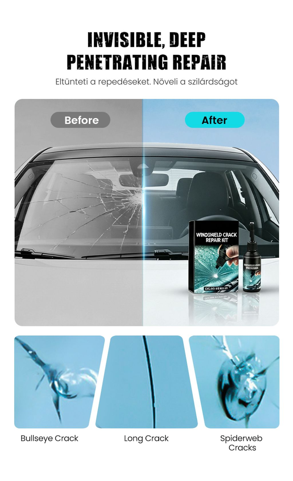 🔥LAST DAY 50% OFF🔥2026 New Car Windshield Crack Repair Fluid
